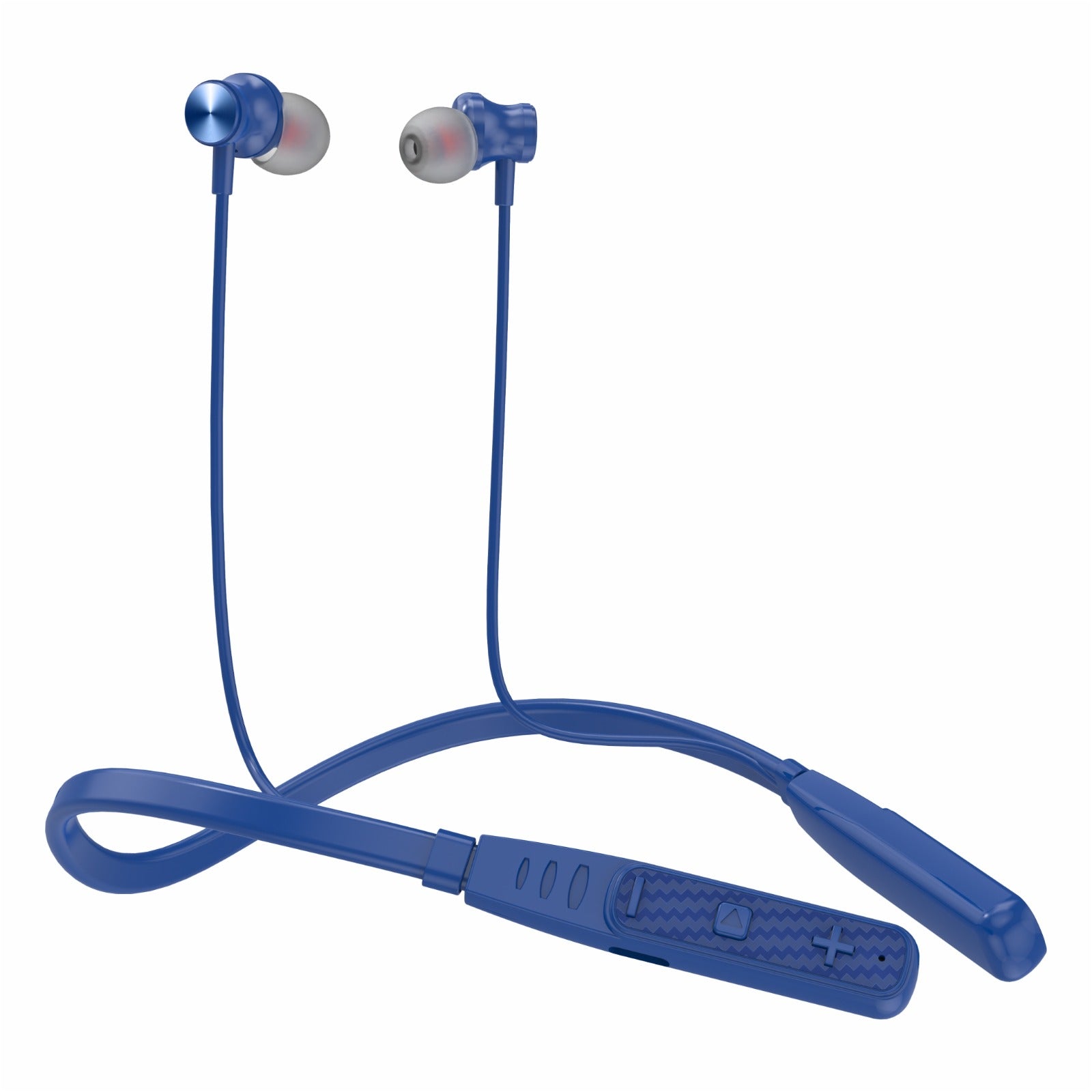 Amytel Melody Wireless Neckband Earphones | Bluetooth v5.4 | 60H Playback | 13mm Bass Driver | IPX5 Waterproof | Dual Pairing (Blue)