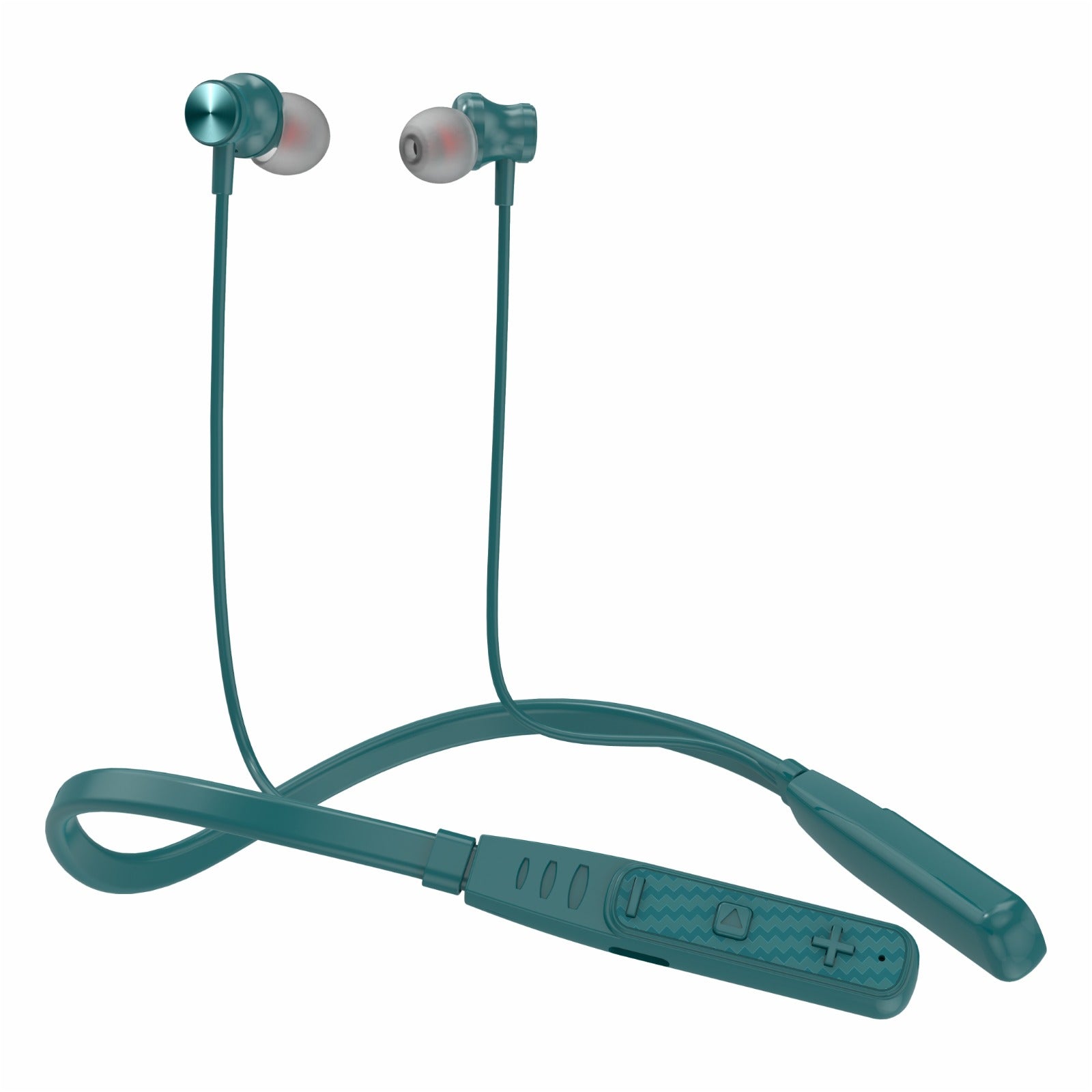 Amytel Melody Wireless Neckband Earphones | Bluetooth v5.4 | 60H Playback | 13mm Bass Driver | IPX5 Waterproof | Dual Pairing (Green)