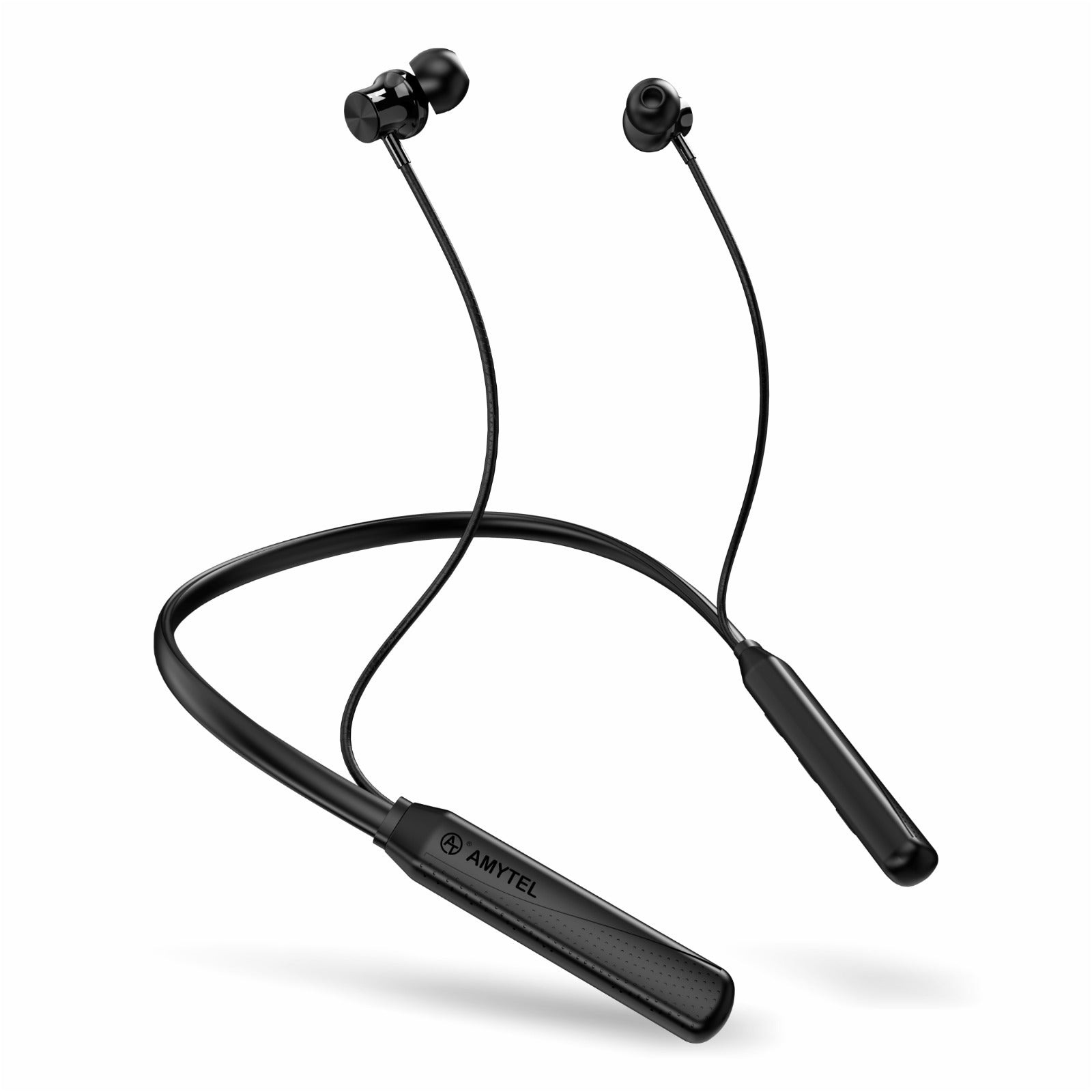 Amytel Sports-1 Wireless Neckband Earphones | Bluetooth 5.3 | 48 Hours Playtime | Fast Charging | Dual Pairing | Magnetic Earbuds | IPX4 Splash Resistant