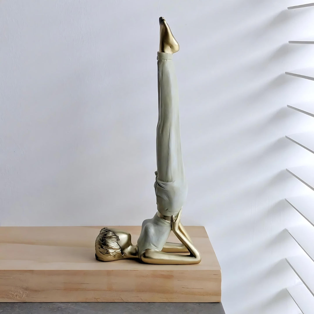 Yoga Lady Resin Figure