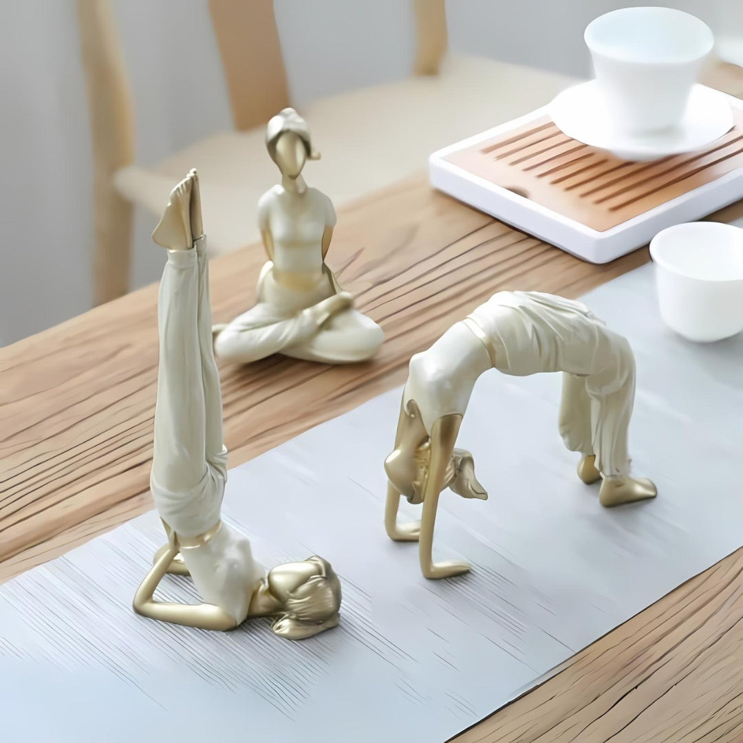 Yoga Lady Resin Figure