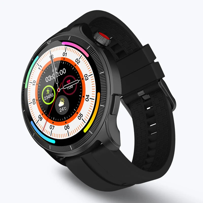 Zebronics-Hydra Round AMOLED Smart Watch with Bluetooth Calling & Sports Modes - ZEB-Hydra