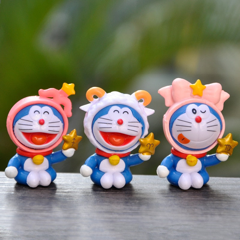 Zodiac Sign Doraemon Action Figure